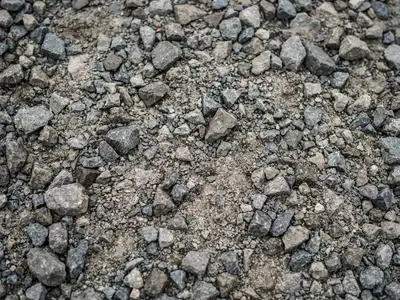 Frostschutz/Schotter 0/45 – Nahaufnahme der Körnung