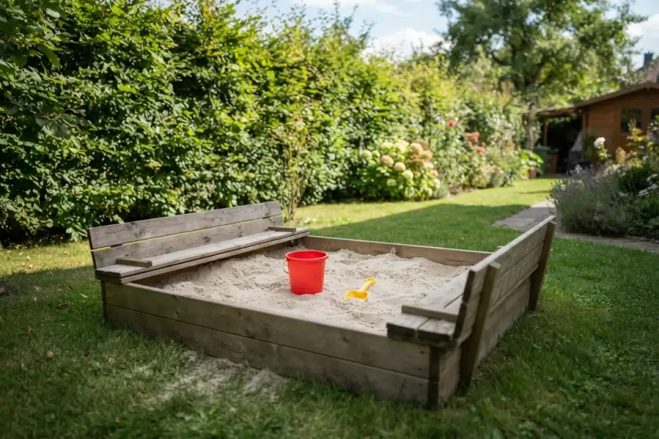 Sand für Sandkasten und Ausgleichsschicht