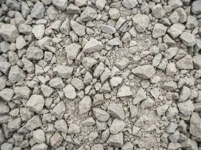 Kalksteinsplitt 3/15 – Nahaufnahme der Körnung